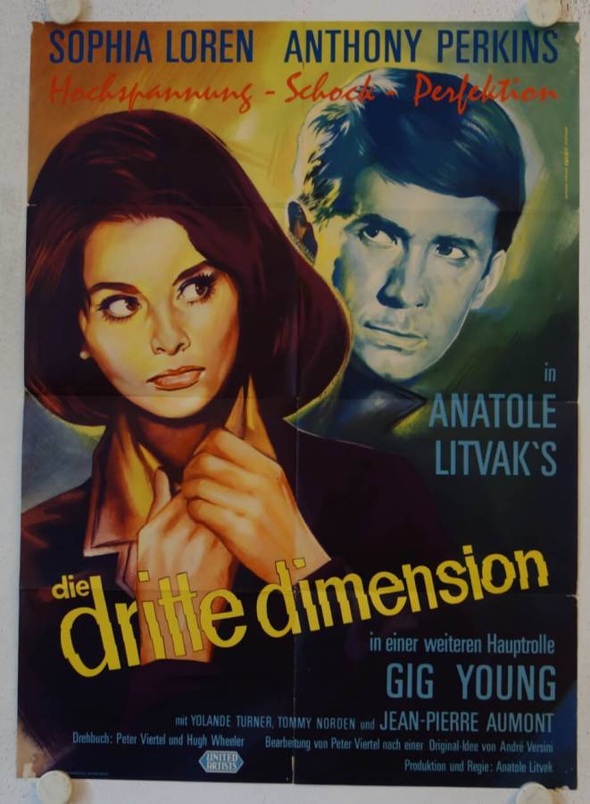 Die dritte Dimension originales deutsches Filmplakat